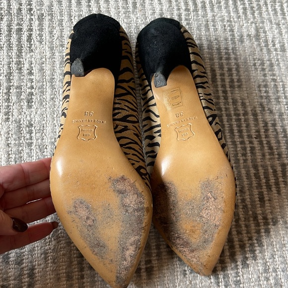 Isabel Marant Tiger Stripe Heels 37 - Picture 4 of 5